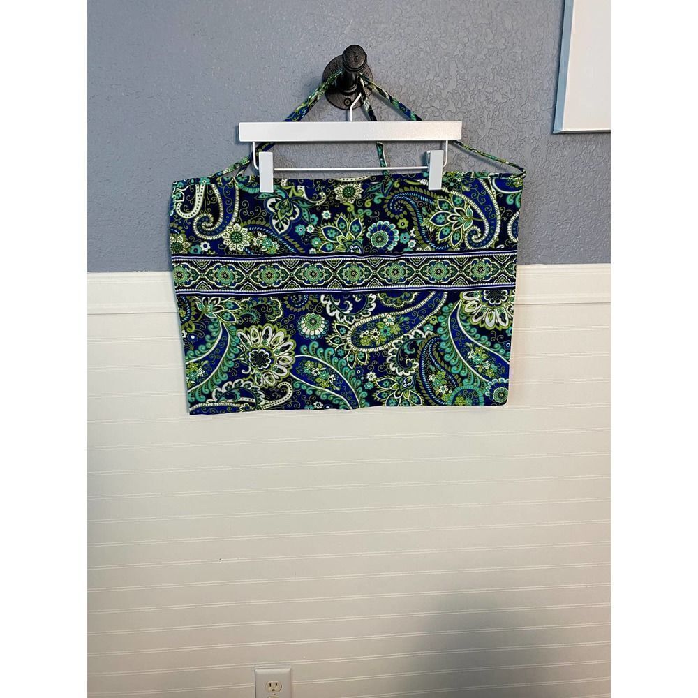 Vera Bradley Blue & Green Classic Paisley Print Apron Brand New